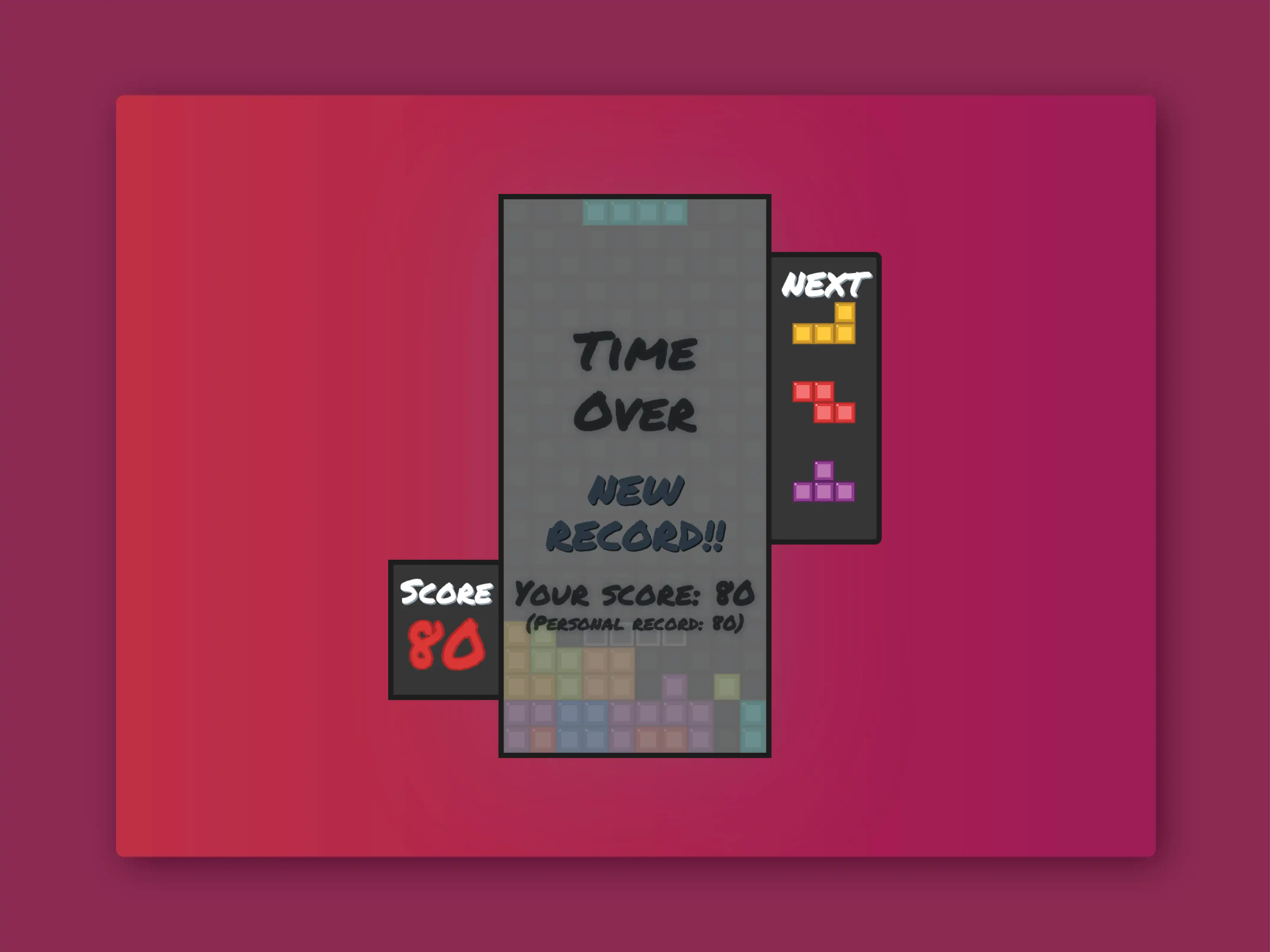 new record in tetris rush